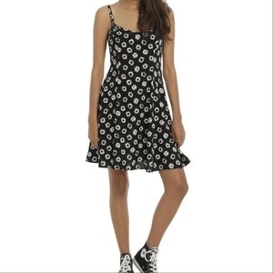 Black and White Floral Dress